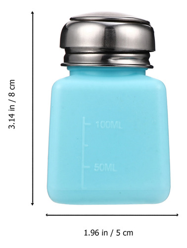 Mj Frasco De Remoção De Esmalte De Unhas De 3 Unidades De