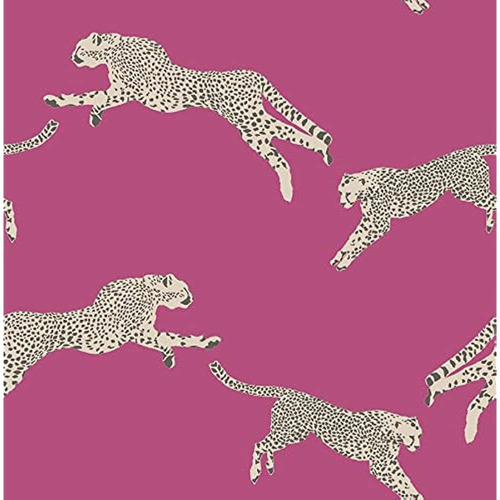 Fondo De Pantalla Bubblegum Leaping Cheetah Peel & Stick