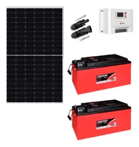 Comprar Kit Placa Painel Solar 555w Controlador 20a Mppt 24v 240ah