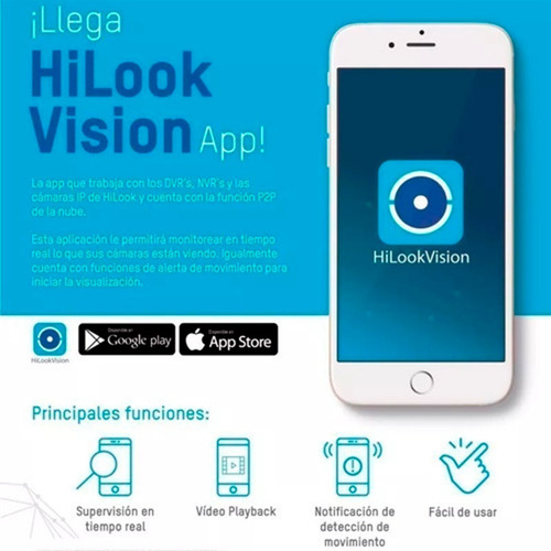 Imagen 2 de 10 de Kit Hikvision Hilook Dvr 1080 4ch + 4 Cámaras 1080p +accesor