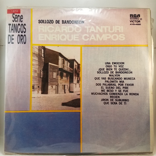 Tanturi - Campos - Sollozo De Bandoneon - Vinilo Uruguay Lp