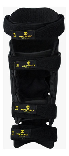 Joelheira De Proteção Para Motocross Premium Mr Pro Cor Laranja Tamanho P