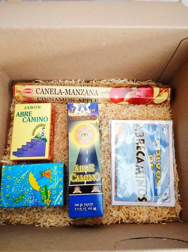 Perfume, Abre Caminos Kit Polvo, Jabones,incienso+ Regalo 