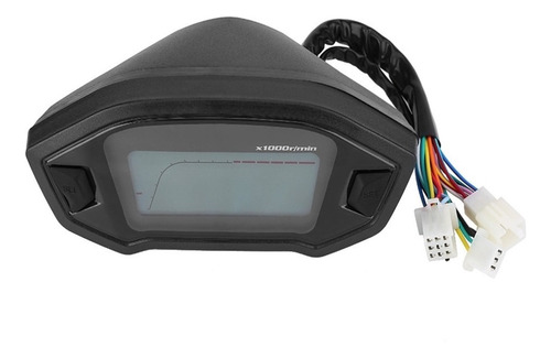 Universal Motocicleta Digital Colorida Lcd Velocímetro Odóme