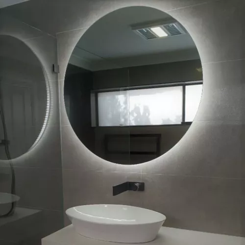 Espejo Luz Led 60 Cm Diam Redondo Para Baño Accesorios Caba - $ 109.900