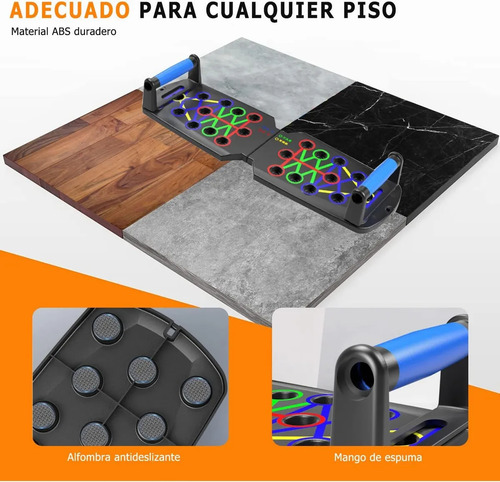 Barras Push Up Portatil Tabla Lagartijas Fitness Muscular