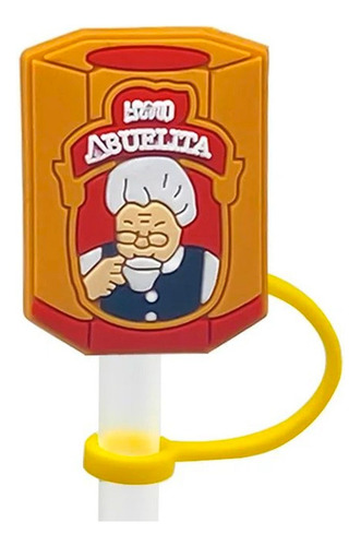 Fundas De Popote De Silicona Cubrepopote Edición Mexicana Antojito Mexicano