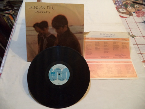 Duncan Dhu Canciones 1987 Lp Mexicano Con Letras 