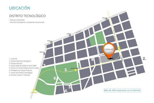 Imagen 2 de 20 de Oficina En Alquiler - Parque Patricios, Distrito Tecnológico