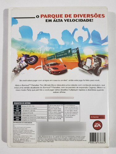 Burnout Paradise - The Ultimate Box - Pc (Usado)