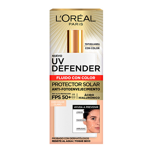 Protector Solar L'oréal Uv Defender Fluido Claro Fps50 Ub