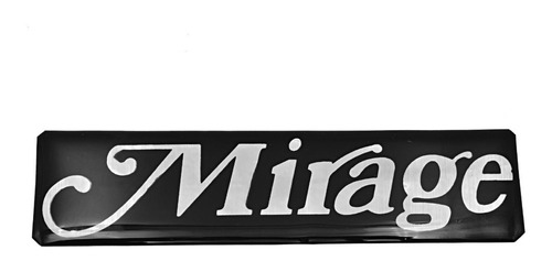 Emblema Letrero Mirage Placa