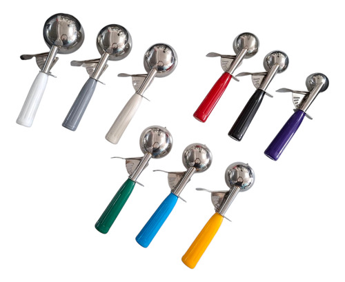 Cucharas Scoop Para Hacer Bolas Helados 9 Piezas