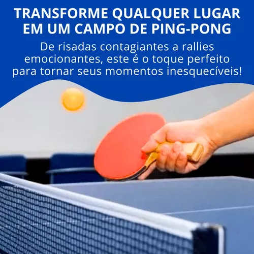 Mesa de Ping Pong com Suporte e Rede