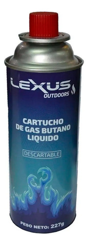 Cartucho Lexus Gas Butano Propano 227gr Camping 227gk     