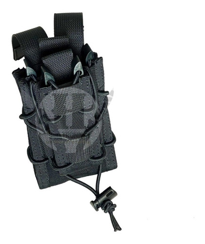 Porta Cargador M4 + Pistola Negro Rbn Tactical Airsoft Polic