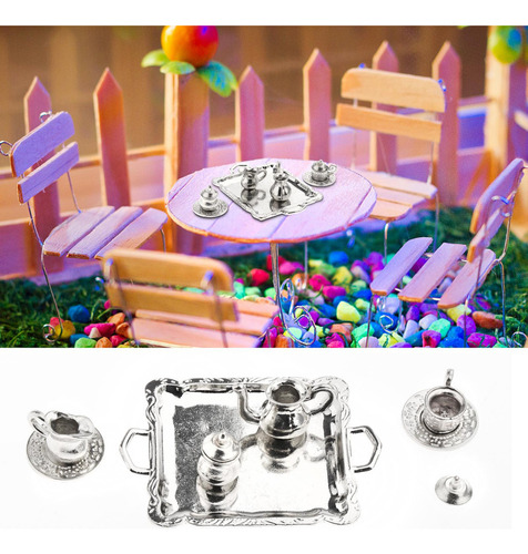 Exquisito Juego De Té Y Café De Plata Fina, Accesorio De