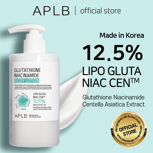 Loción Corporal Aplb Lipo Gluta Niac Cen 12,5% Con Glutatión