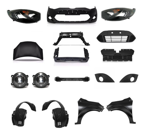 Kit Frente Ford Fiesta Rocam 2010 2011 2012 2013