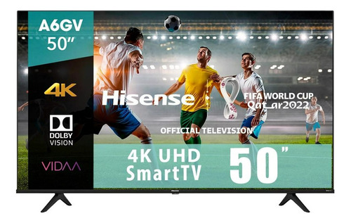 Pantalla 50  Hisense 4k Uhd Smart Tv 50a6gv