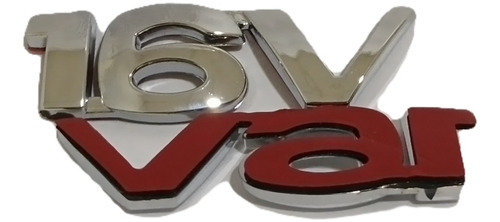 Emblema 1.6v De Chevrolet Aveo- Otros  Cromado 