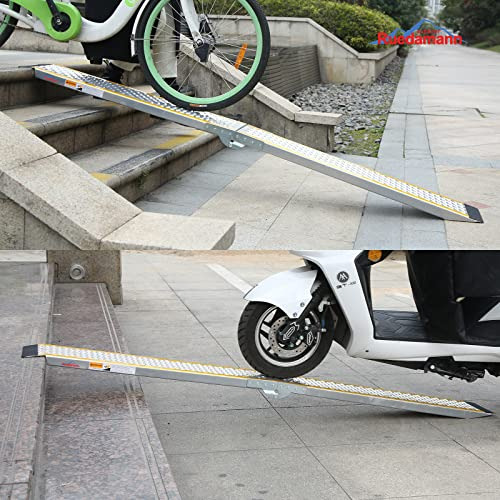 78.7 L × 8.5 W Car Ramps, 600 Lbs Capacity Foldable ...