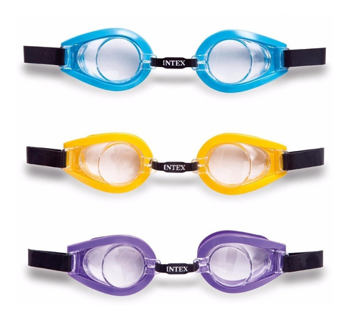 Imagen 3 de 5 de Gafas Siliconada Natación Intex 55602 Para Niños