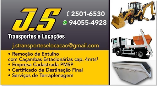 Aluguel De Caçamba Para Entulho - R$ 300,00