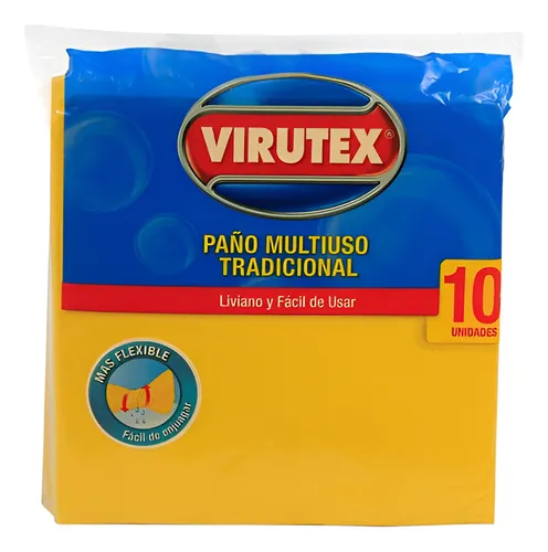 Paño Multiuso Tradicional X3 Ultra Absorbentevirutex