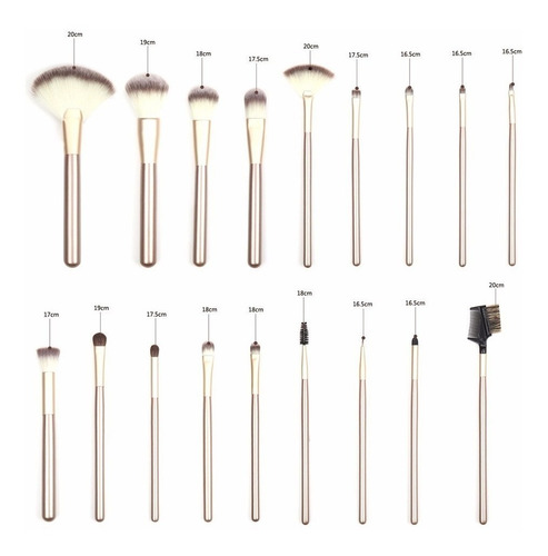 Set 24 Brochas De Maquillaje Profesionales Alta Calidad