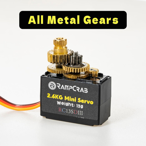 Rampcrab Servo De Dirección Rc Con Soporte De Montaje Servo