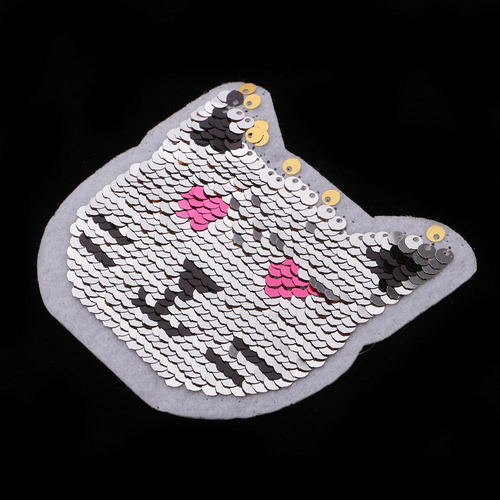 De Gato Con Lentejuelas, Transferencia Termoadhesiva, , Para