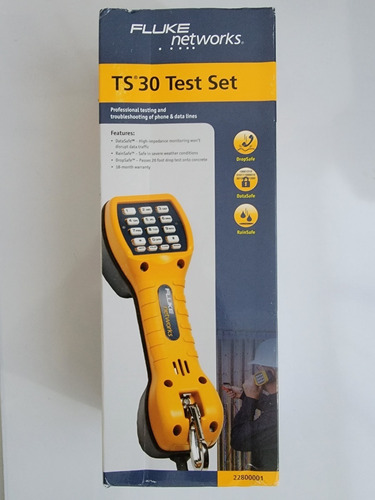 Tester Prueba De Teléfono Ts30 Fluke Networks Con Clips