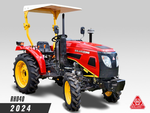 Tractor 4x4 Roland H040 Con Ruedas Agricolas 