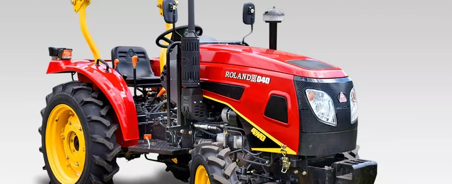 Tractor 4x4 Roland H040 Con Ruedas Agricolas 