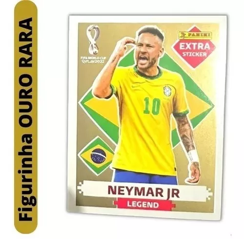 Figurinha Legend Do Neymar De Ouro Copa Do Mundo 2022