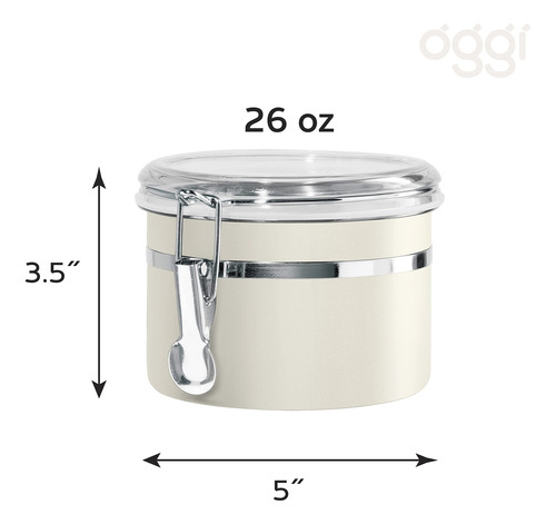 Recipiente De Acero Inoxidable Con Tapa Acrílica 770 Ml Gris