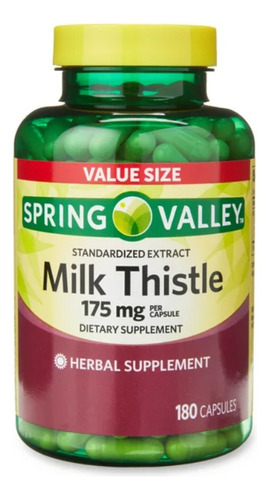 Cardo Mariano Milk Thistle 180 Capsulas Eg C64 Sabor Nd