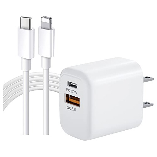 Cargador De Pared Usb C Para iPhone iPad AirPods Samsung And