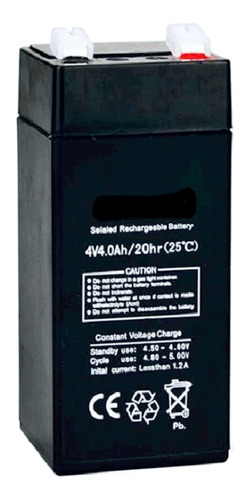 Bateria 4v 4a Para Luz De Emergencia Recargable Linterna