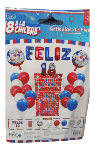 Pack Decoración Fiestas Patrias Chile Diseños Diciochero