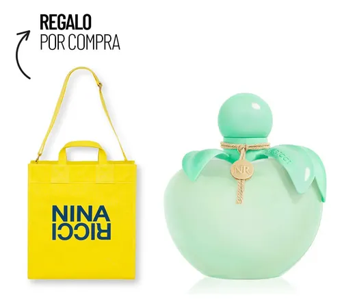 comprar Kit Perfume Mujer Nina Ricci Nina Nature Edt 80 Ml + Cartera