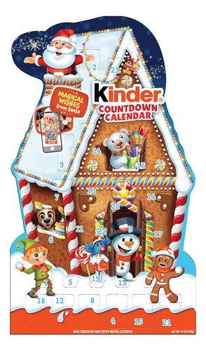 Kinder Holiday - Calendário Do Advento 2024 - 24 Unidades