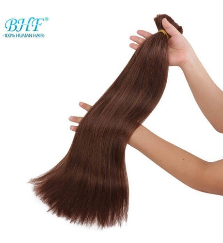 Cabello Humano Liso Natural De 60 Cm, 50 Gramos, Envío Inmed