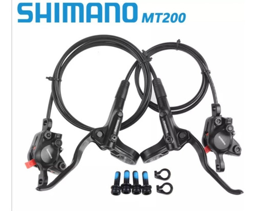 Frenos Hidráulicos Shimano Mt200 Kit Completo+ Envío Gratis