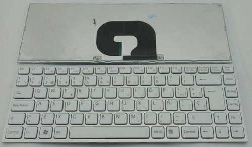 Teclado Laptop Sony Vaio Vpc Y Plateado Blanco Vpc-y