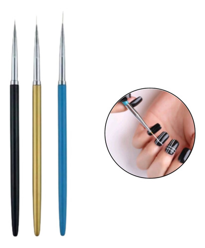 Pincel Liner X3 Manicure