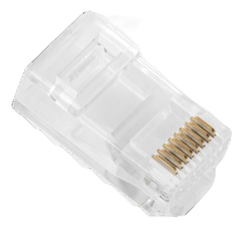 Plug Rj45 Pass Through 100 Pieza Cat6 Sin Blindaje Linkedpro