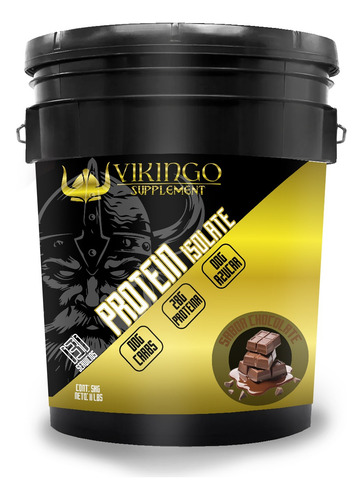 Proteína Whey Hidrolizada Isolate Vikingo 5kg Varios Sabores Chocolate