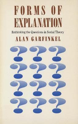 Libro Forms Of Explanation - Alan Garfinkel